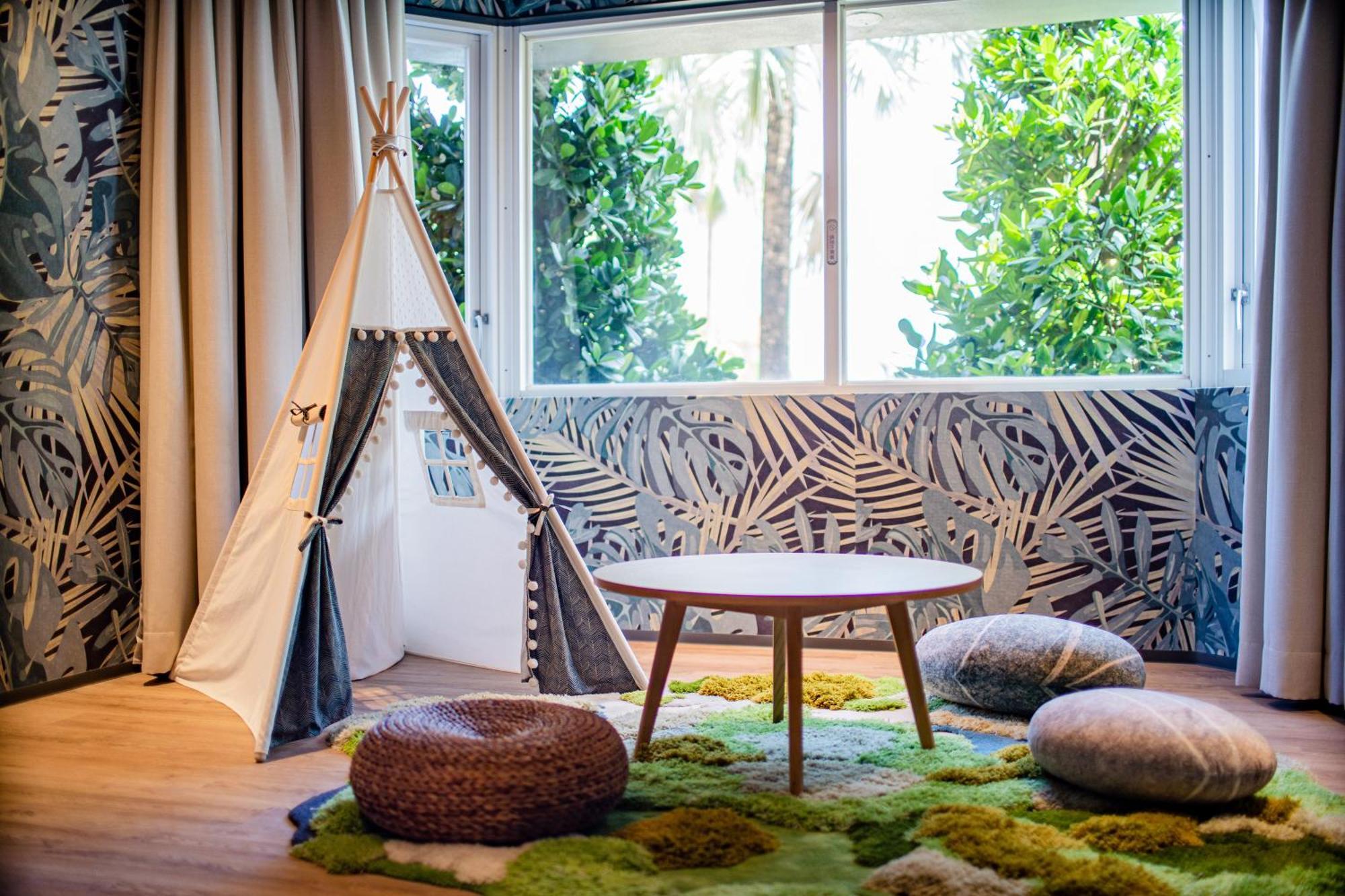 Hualien Farglory Hotel Yanliau Exterior foto A teepee in a living room
